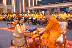 มรภ.เทพสตรี จัดพิธีเจริญพระพุทธมนต์ถวายพระพรชัยมงคลแด่พระบาทสมเด็จพระเจ้าอยู่หัว เนื่องในโอกาสพระราชพิธีมหามงคลเฉลิมพระชนมพรรษา 6 รอบ 28 กรกฎาคม 2567
