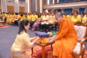 มรภ.เทพสตรี จัดพิธีเจริญพระพุทธมนต์ถวายพระพรชัยมงคลแด่พระบาทสมเด็จพระเจ้าอยู่หัว เนื่องในโอกาสพระราชพิธีมหามงคลเฉลิมพระชนมพรรษา 6 รอบ 28 กรกฎาคม 2567