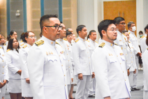 มรท. จัดพิธีถวายพระพรชัยมงคลแด่สมเด็จพระบรมราชชนนีพันปีหลวง