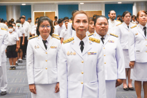 มรท. จัดพิธีถวายพระพรชัยมงคลแด่สมเด็จพระบรมราชชนนีพันปีหลวง