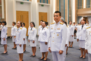 มรท. จัดพิธีถวายพระพรชัยมงคลแด่สมเด็จพระบรมราชชนนีพันปีหลวง