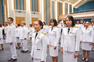 มรท. จัดพิธีถวายพระพรชัยมงคลแด่สมเด็จพระบรมราชชนนีพันปีหลวง