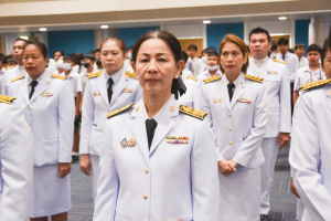 มรท. จัดพิธีถวายพระพรชัยมงคลแด่สมเด็จพระบรมราชชนนีพันปีหลวง