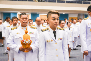 มรท. จัดพิธีถวายพระพรชัยมงคลแด่สมเด็จพระบรมราชชนนีพันปีหลวง