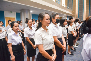 มรท. จัดพิธีถวายพระพรชัยมงคลแด่สมเด็จพระบรมราชชนนีพันปีหลวง