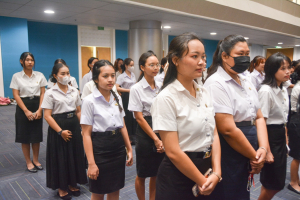 มรท. จัดพิธีถวายพระพรชัยมงคลแด่สมเด็จพระบรมราชชนนีพันปีหลวง
