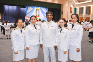 มรท. จัดพิธีถวายพระพรชัยมงคลแด่สมเด็จพระบรมราชชนนีพันปีหลวง