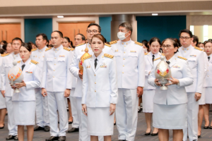 มรท. จัดพิธีถวายพระพรชัยมงคลแด่สมเด็จพระบรมราชชนนีพันปีหลวง
