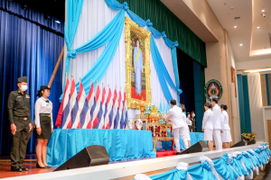 มรท. จัดพิธีถวายพระพรชัยมงคลแด่สมเด็จพระบรมราชชนนีพันปีหลวง