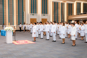 มรท. จัดพิธีถวายพระพรชัยมงคลแด่สมเด็จพระบรมราชชนนีพันปีหลวง