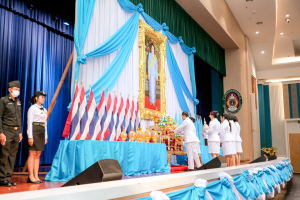 มรท. จัดพิธีถวายพระพรชัยมงคลแด่สมเด็จพระบรมราชชนนีพันปีหลวง