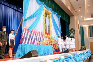 มรท. จัดพิธีถวายพระพรชัยมงคลแด่สมเด็จพระบรมราชชนนีพันปีหลวง