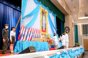 มรท. จัดพิธีถวายพระพรชัยมงคลแด่สมเด็จพระบรมราชชนนีพันปีหลวง