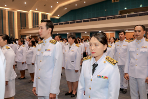 มรท. จัดพิธีถวายพระพรชัยมงคลแด่สมเด็จพระบรมราชชนนีพันปีหลวง