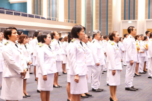มรท. จัดพิธีถวายพระพรชัยมงคลแด่สมเด็จพระบรมราชชนนีพันปีหลวง