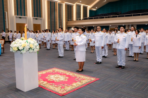 มรท. จัดพิธีถวายพระพรชัยมงคลแด่สมเด็จพระบรมราชชนนีพันปีหลวง
