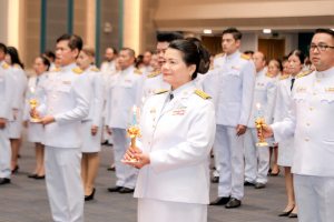 มรท. จัดพิธีถวายพระพรชัยมงคลแด่สมเด็จพระบรมราชชนนีพันปีหลวง