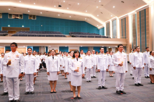 มรท. จัดพิธีถวายพระพรชัยมงคลแด่สมเด็จพระบรมราชชนนีพันปีหลวง