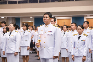มรท. จัดพิธีถวายพระพรชัยมงคลแด่สมเด็จพระบรมราชชนนีพันปีหลวง