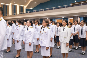 มรท. จัดพิธีถวายพระพรชัยมงคลแด่สมเด็จพระบรมราชชนนีพันปีหลวง