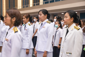 มรท. จัดพิธีถวายพระพรชัยมงคลแด่สมเด็จพระบรมราชชนนีพันปีหลวง