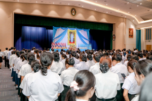มรท. จัดพิธีถวายพระพรชัยมงคลแด่สมเด็จพระบรมราชชนนีพันปีหลวง