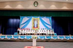 มรท. จัดพิธีถวายพระพรชัยมงคลแด่สมเด็จพระบรมราชชนนีพันปีหลวง