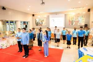สำนักวิทยบริการฯ จัดพิธีถวายพระพรชัยมงคลสมเด็จพระบรมราชชนนีพันปีหลวง
