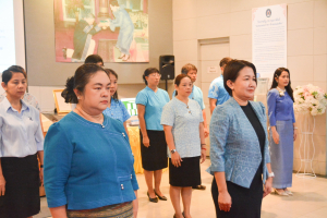 สำนักวิทยบริการฯ จัดพิธีถวายพระพรชัยมงคลสมเด็จพระบรมราชชนนีพันปีหลวง