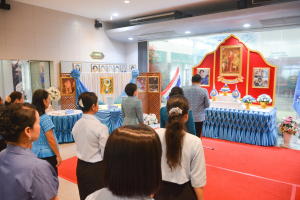 สำนักวิทยบริการฯ จัดพิธีถวายพระพรชัยมงคลสมเด็จพระบรมราชชนนีพันปีหลวง