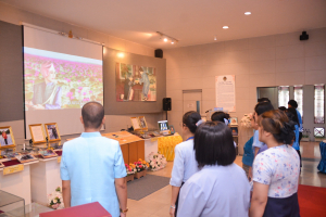 สำนักวิทยบริการฯ จัดพิธีถวายพระพรชัยมงคลสมเด็จพระบรมราชชนนีพันปีหลวง