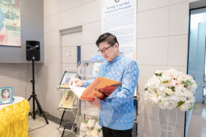 สำนักวิทยบริการฯ จัดพิธีถวายพระพรชัยมงคลสมเด็จพระบรมราชชนนีพันปีหลวง