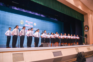 คณะมนุษยศาสตร์ฯ จัดประกวดร้องเพลงหมู่ มอบรางวัลเพชรมนุษยศาสตร์ และรางวัลนักศึกษาดีเด่น
