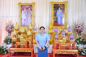 มรท. ร่วมพิธีเจริญพระพุทธมนต์เฉลิมพระเกียรติ ถวายพระพรชัยมงคลแด่ สมเด็จพระบรมราชชนนีพันปีหลวง
