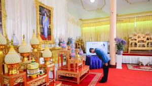 มรท. ร่วมพิธีเจริญพระพุทธมนต์เฉลิมพระเกียรติ ถวายพระพรชัยมงคลแด่ สมเด็จพระบรมราชชนนีพันปีหลวง