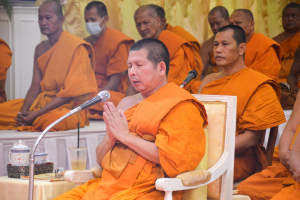 มรท. ร่วมพิธีเจริญพระพุทธมนต์เฉลิมพระเกียรติ ถวายพระพรชัยมงคลแด่ สมเด็จพระบรมราชชนนีพันปีหลวง