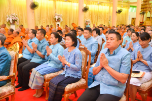 มรท. ร่วมพิธีเจริญพระพุทธมนต์เฉลิมพระเกียรติ ถวายพระพรชัยมงคลแด่ สมเด็จพระบรมราชชนนีพันปีหลวง