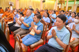 มรท. ร่วมพิธีเจริญพระพุทธมนต์เฉลิมพระเกียรติ ถวายพระพรชัยมงคลแด่ สมเด็จพระบรมราชชนนีพันปีหลวง