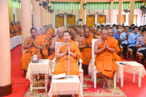 มรท. ร่วมพิธีเจริญพระพุทธมนต์เฉลิมพระเกียรติ ถวายพระพรชัยมงคลแด่ สมเด็จพระบรมราชชนนีพันปีหลวง