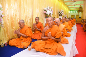 มรท. ร่วมพิธีเจริญพระพุทธมนต์เฉลิมพระเกียรติ ถวายพระพรชัยมงคลแด่ สมเด็จพระบรมราชชนนีพันปีหลวง