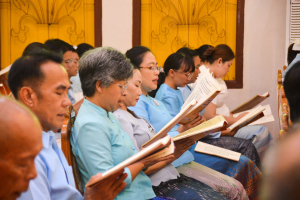 มรท. ร่วมพิธีเจริญพระพุทธมนต์เฉลิมพระเกียรติ ถวายพระพรชัยมงคลแด่ สมเด็จพระบรมราชชนนีพันปีหลวง