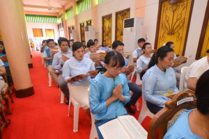 มรท. ร่วมพิธีเจริญพระพุทธมนต์เฉลิมพระเกียรติ ถวายพระพรชัยมงคลแด่ สมเด็จพระบรมราชชนนีพันปีหลวง