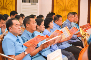 มรท. ร่วมพิธีเจริญพระพุทธมนต์เฉลิมพระเกียรติ ถวายพระพรชัยมงคลแด่ สมเด็จพระบรมราชชนนีพันปีหลวง