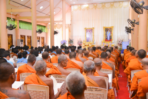 มรท. ร่วมพิธีเจริญพระพุทธมนต์เฉลิมพระเกียรติ ถวายพระพรชัยมงคลแด่ สมเด็จพระบรมราชชนนีพันปีหลวง