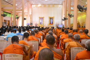 มรท. ร่วมพิธีเจริญพระพุทธมนต์เฉลิมพระเกียรติ ถวายพระพรชัยมงคลแด่ สมเด็จพระบรมราชชนนีพันปีหลวง