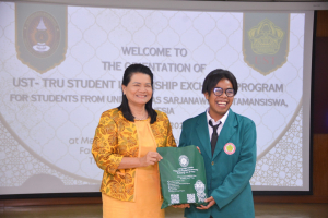 ศูนย์ภาษา ร่วมกับ คณะวิทยาการจัดการ จัดปฐมนิเทศนักศึกษาฝึกประสบการณ์วิชาชีพจาก UST ประเทศอินโดนีเซีย