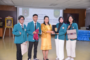 ศูนย์ภาษา ร่วมกับ คณะวิทยาการจัดการ จัดปฐมนิเทศนักศึกษาฝึกประสบการณ์วิชาชีพจาก UST ประเทศอินโดนีเซีย
