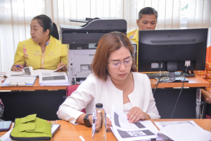 กองนโยบายและแผน สนอ. จัดนำเสนอแผนปฏิบัติการ ประจำปีงบประมาณ พ.ศ. 2568 ของหน่วยงานสังกัด มรท.