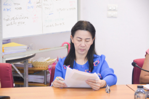 กองนโยบายและแผน สนอ. จัดนำเสนอแผนปฏิบัติการ ประจำปีงบประมาณ พ.ศ. 2568 ของหน่วยงานสังกัด มรท.