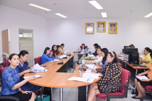 กองนโยบายและแผน สนอ. จัดนำเสนอแผนปฏิบัติการ ประจำปีงบประมาณ พ.ศ. 2568 ของหน่วยงานสังกัด มรท.